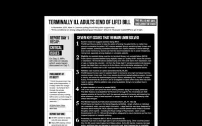 The Terminally Ill Adults (End of Life) Bill: Summary